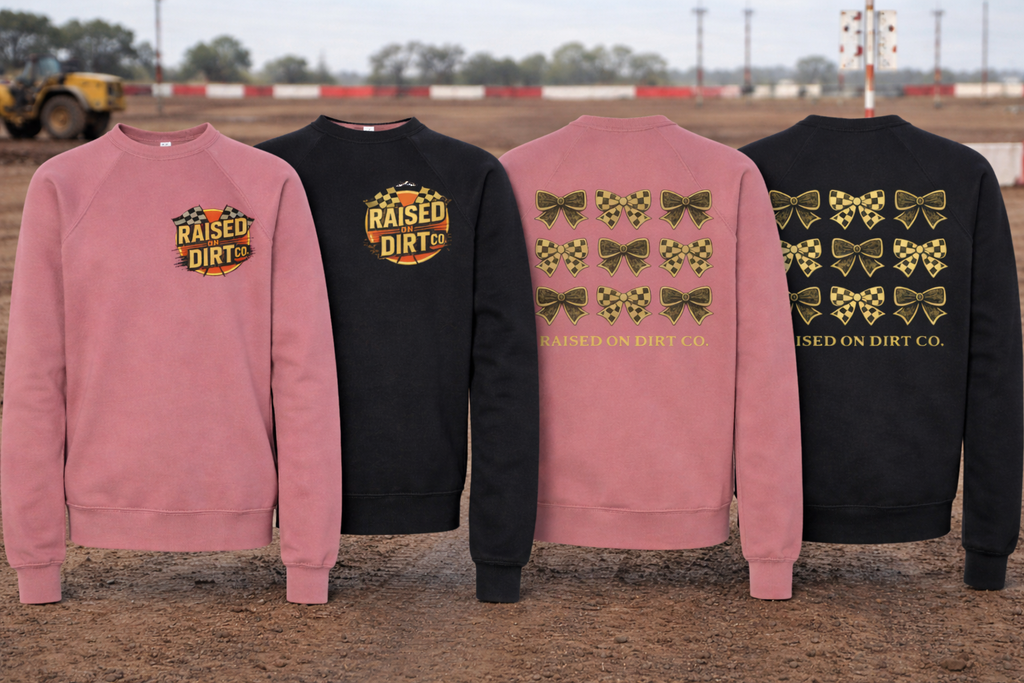 Raised on Dirt Toddler/Youth - Bowed Up Crew Neck Sweatshirt