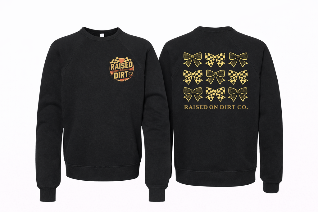 Raised on Dirt Toddler/Youth - Bowed Up Crew Neck Sweatshirt